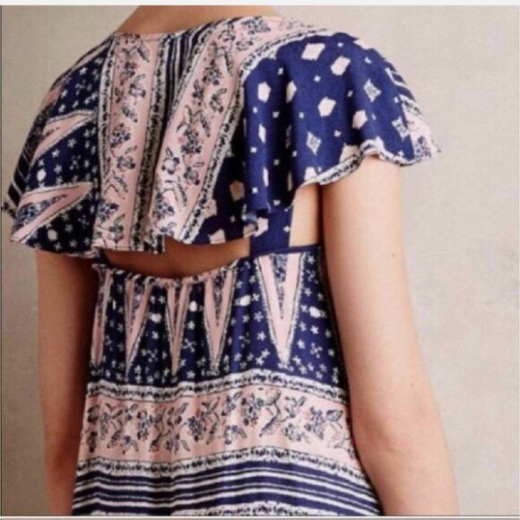 Anthropologie Summertide Swing Dress by Maeve (Size SMALL) - Picture 4 of 10